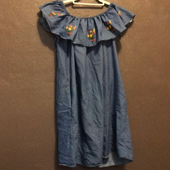 Jean like mini dress - Picture 3 of 3